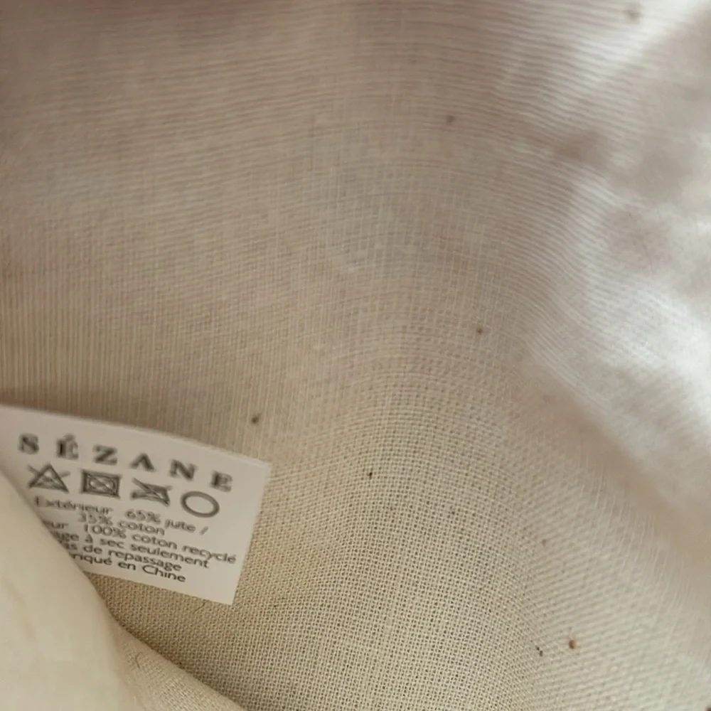 Sezane Cotton blend Wallet. Beige - Picture 8 of 9